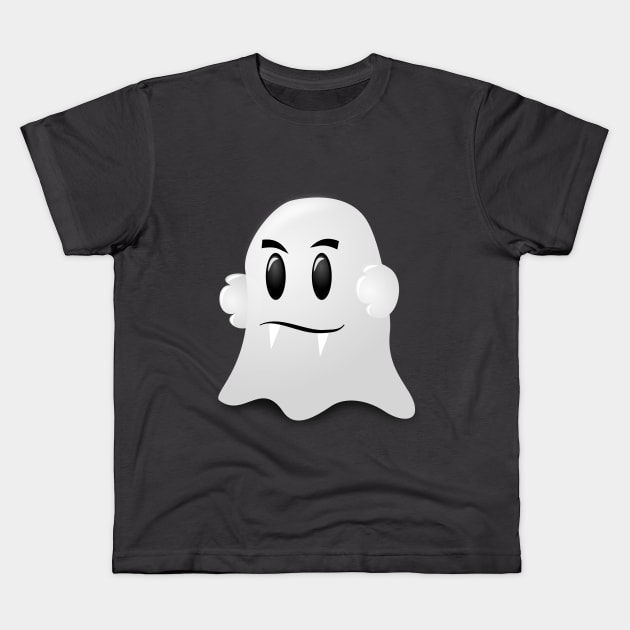 Ghost Vampire Dracula Kids T-Shirt by hamedoraby